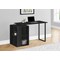 Monarch Specialties Computer Desk, Home Office, Left/Right Set-up, Storage Shelves, 55in.L, Work, Laptop, Black Laminate I 7601 - alternate 6